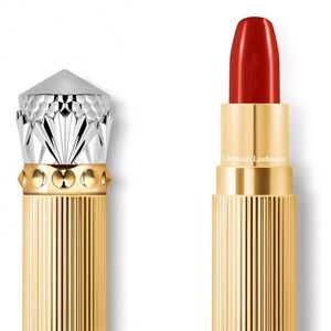 Christian Rouge Louboutin On The Go Lipstick Private Red 111 Travel Size NIB